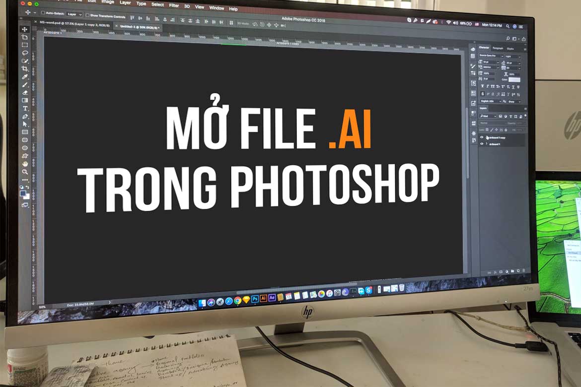 Mo File Ai Trong Photoshop