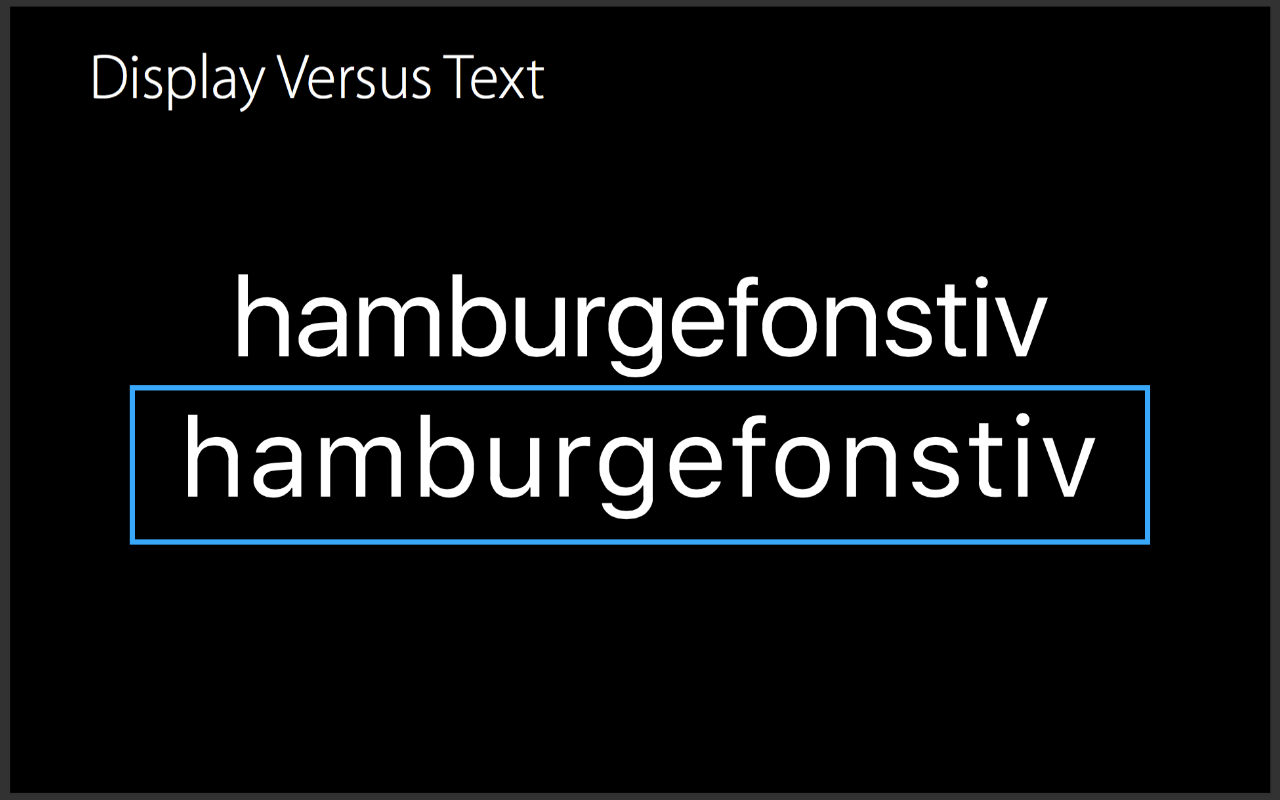 San-Francisco-display-vs-text